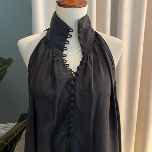 Zimmermann Silk Button Detail Long Flowy Dress - Picture 3 of 10